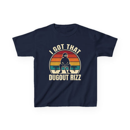 I Got That Dugout Rizz Kids T-shirt