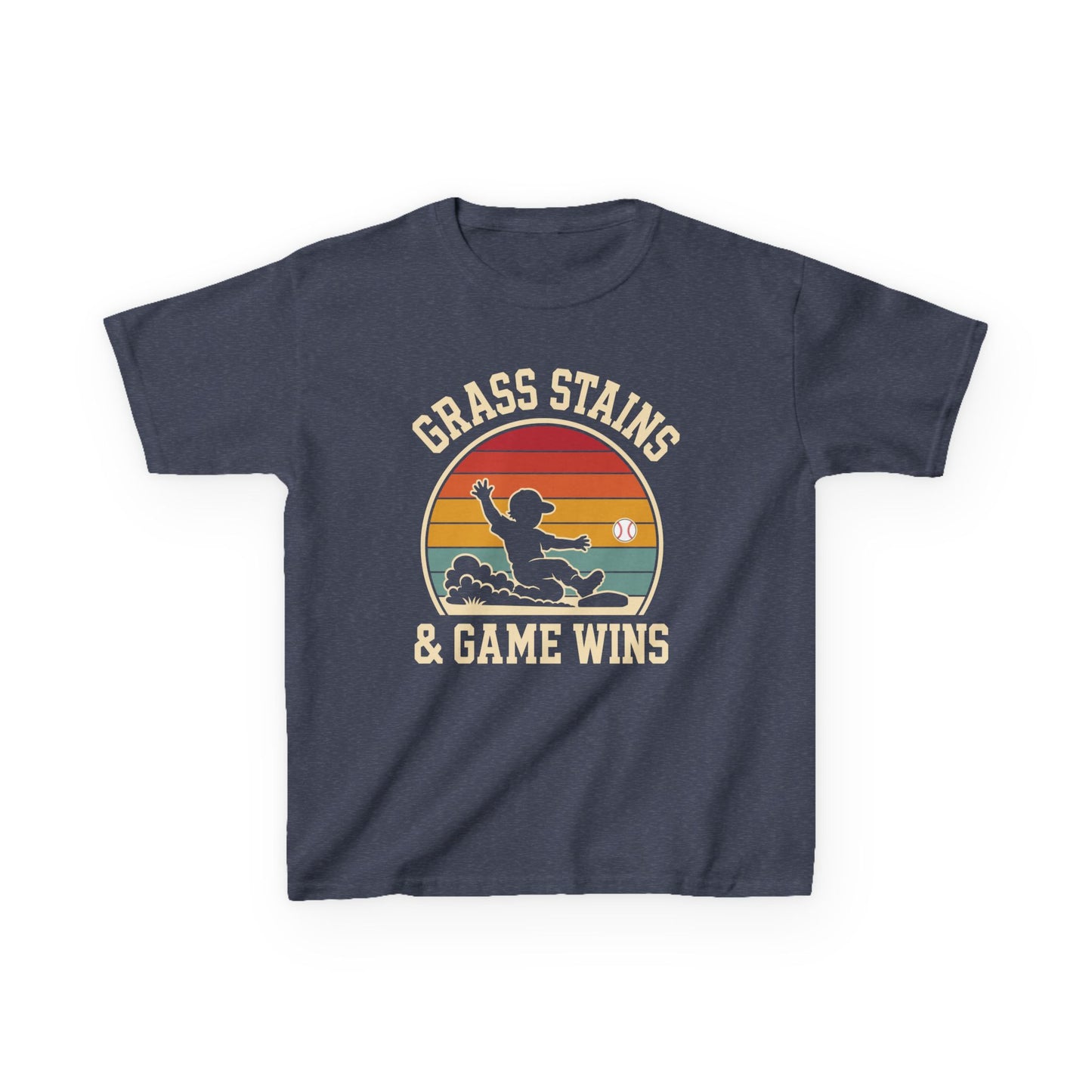 Grass Stains & Game Wins Kids T-shirt