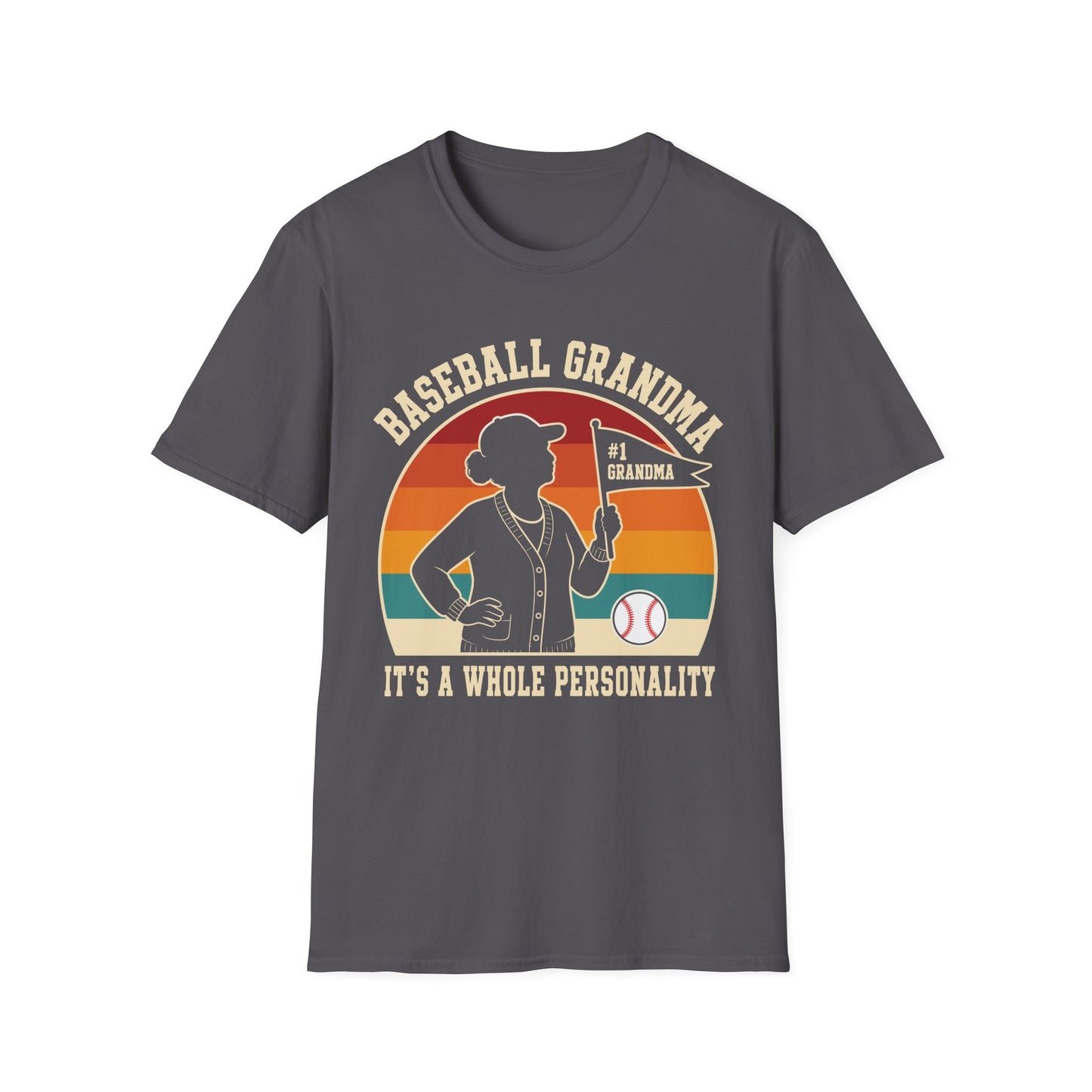 Baseball Grandma Whole Personality T-Shirt