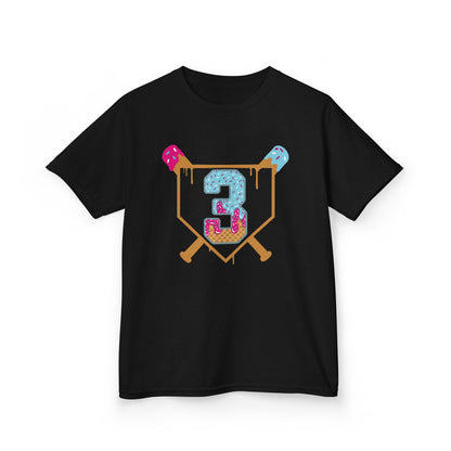 Baseball 3rd Birthday Kids T-shirt