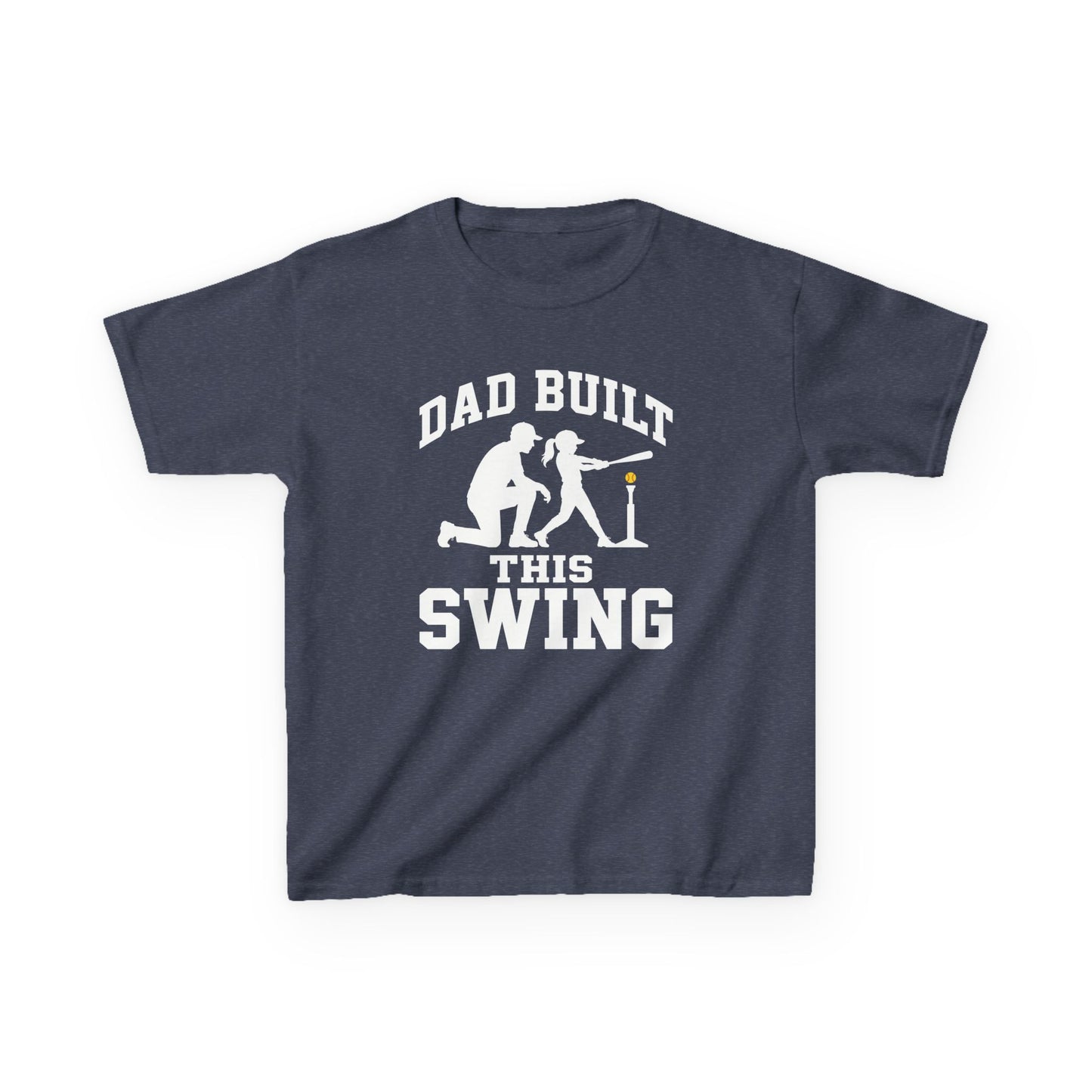 Dad Coached Her Swing Kids T-shirt