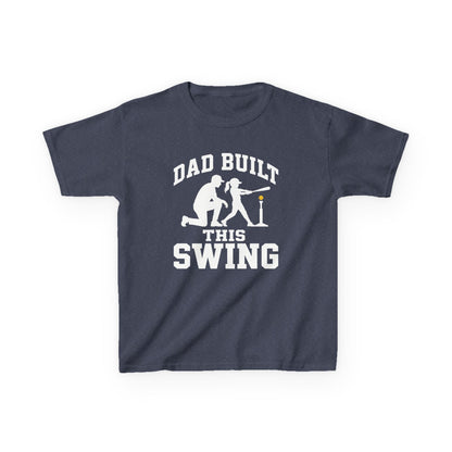 Dad Coached Her Swing Kids T-shirt