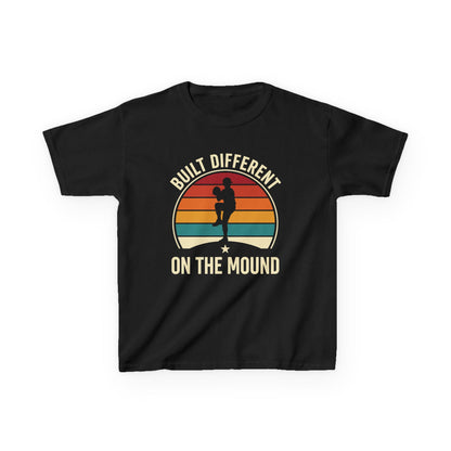 Built Different Pitcher Kids T-shirt