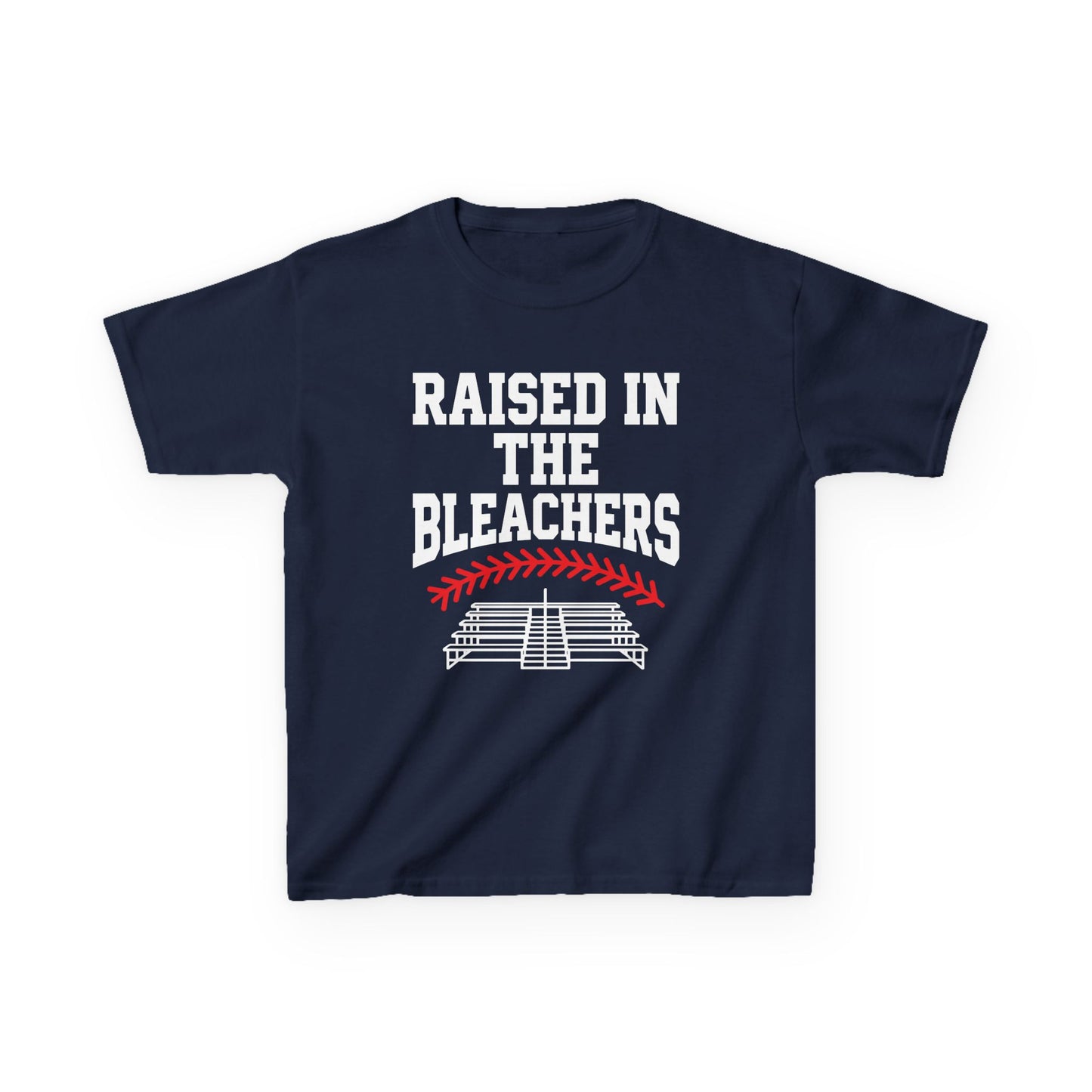Bleacher Raised Baseball Fan Kids T-shirt