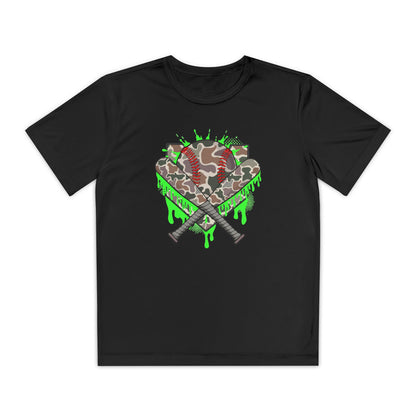 Camo Drip Youth Athletic Tee