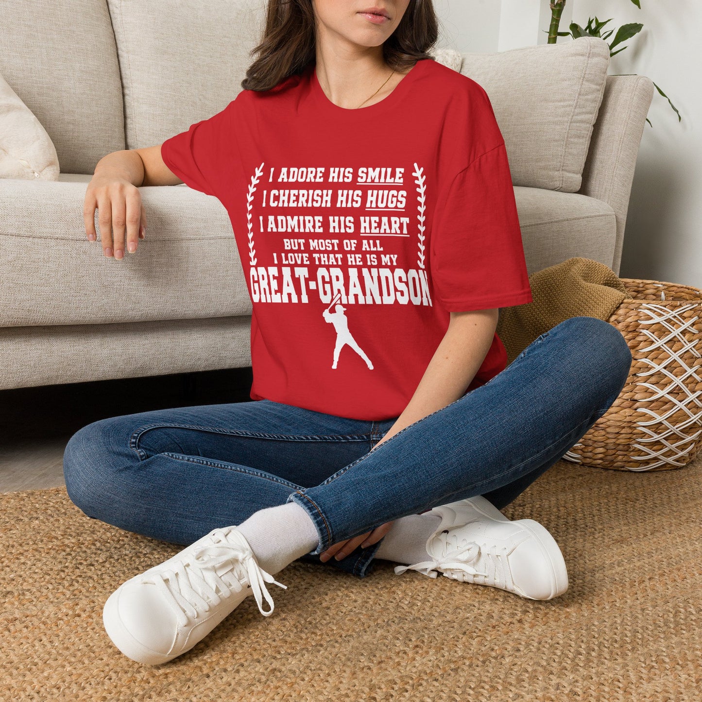 Adores Her Great-Grandson T-Shirt