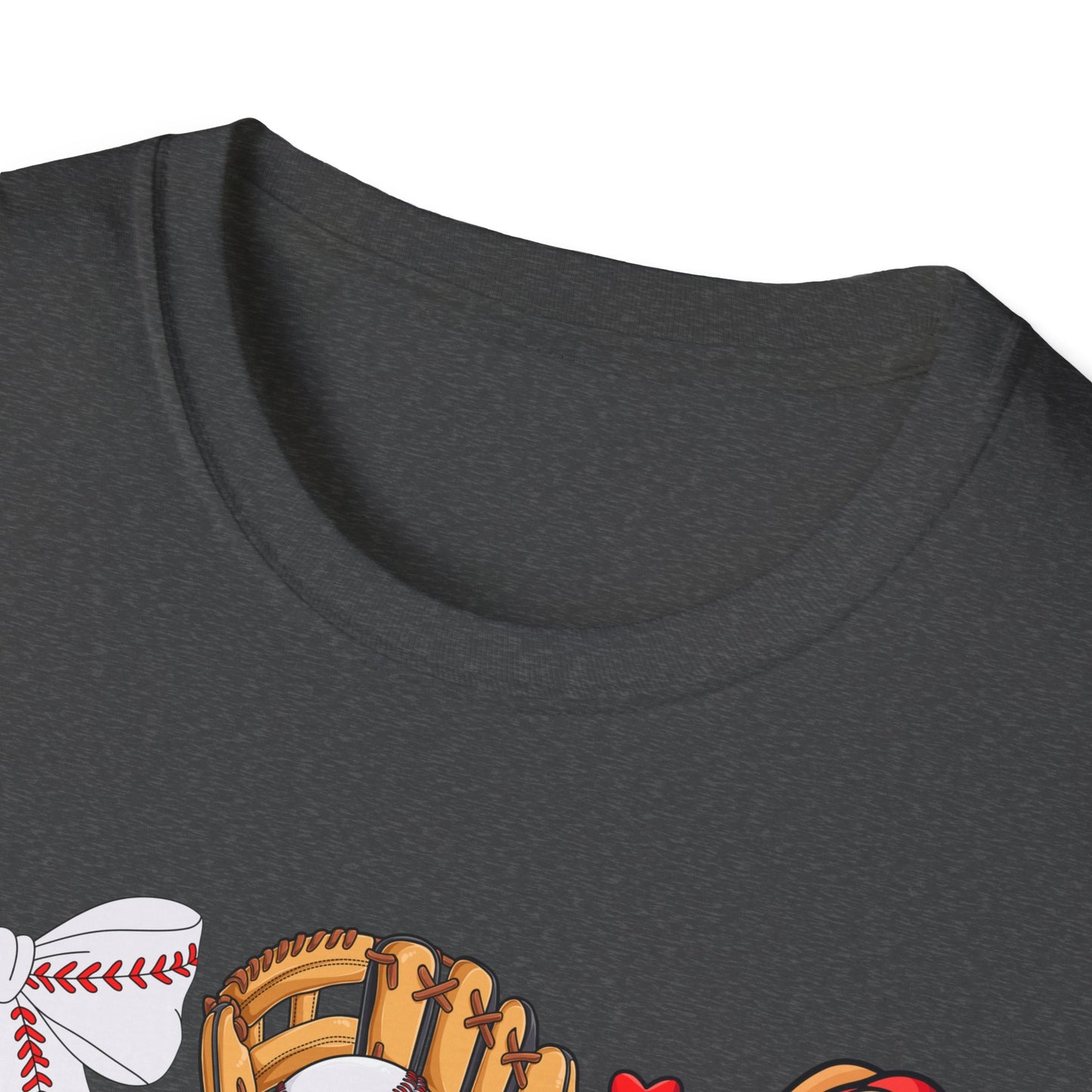 Baseball & Movie Night Unisex Softstyle T-Shirt, Sports Fan Tee, Gift for Dad, Summer Outing Shirt, Movie Lovers Apparel