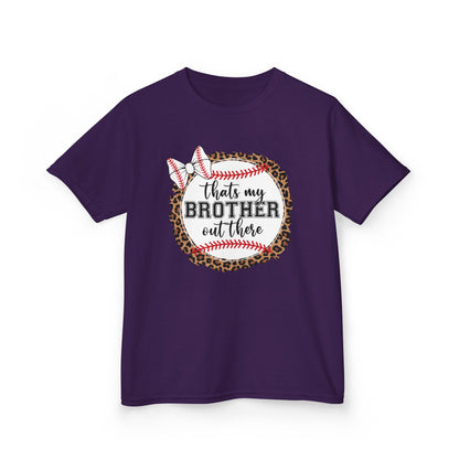 Bow-Wearing Brother Fan Kids T-shirt