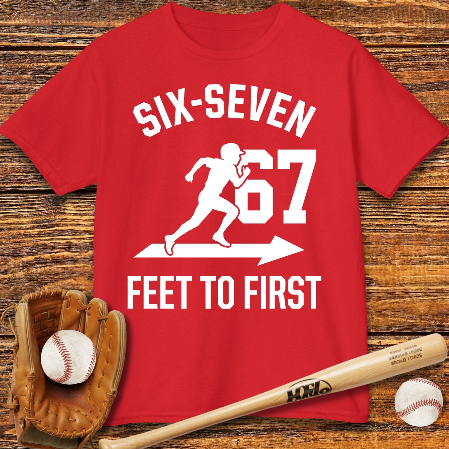 67 Base Runner Kids T-shirt - HomeRun PrintsKids clothes