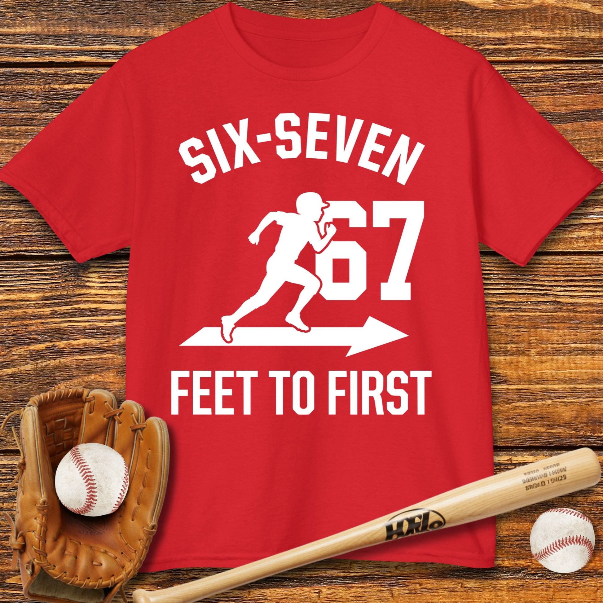 67 Base Runner Kids T-shirt - HomeRun PrintsKids clothes