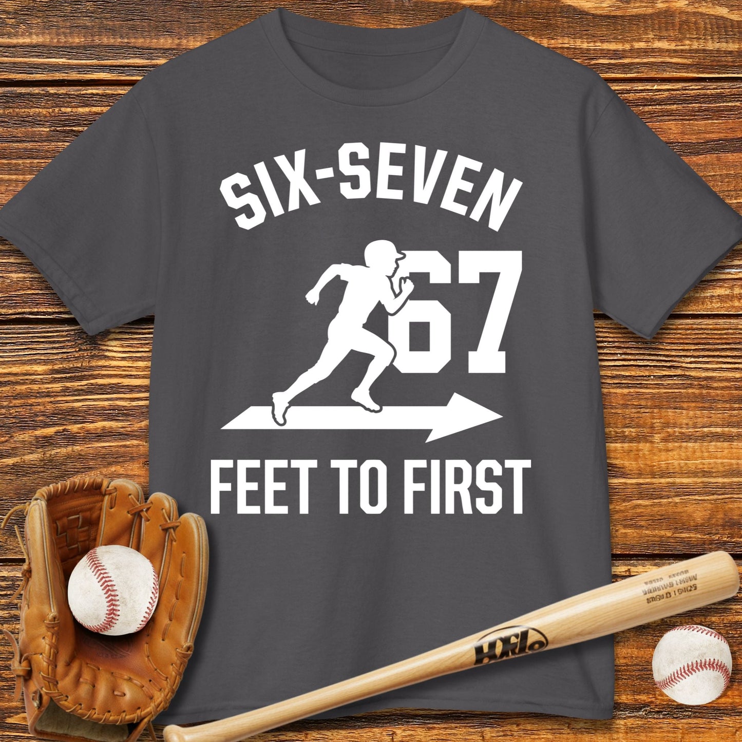 67 Base Runner Kids T-shirt - HomeRun PrintsKids clothes