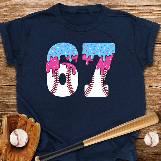 67 Baseball Drip Youth Tee - HomeRun PrintsKids clothes