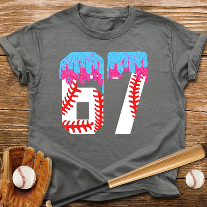 67 Baseball Drip Youth Tee - HomeRun PrintsKids clothes