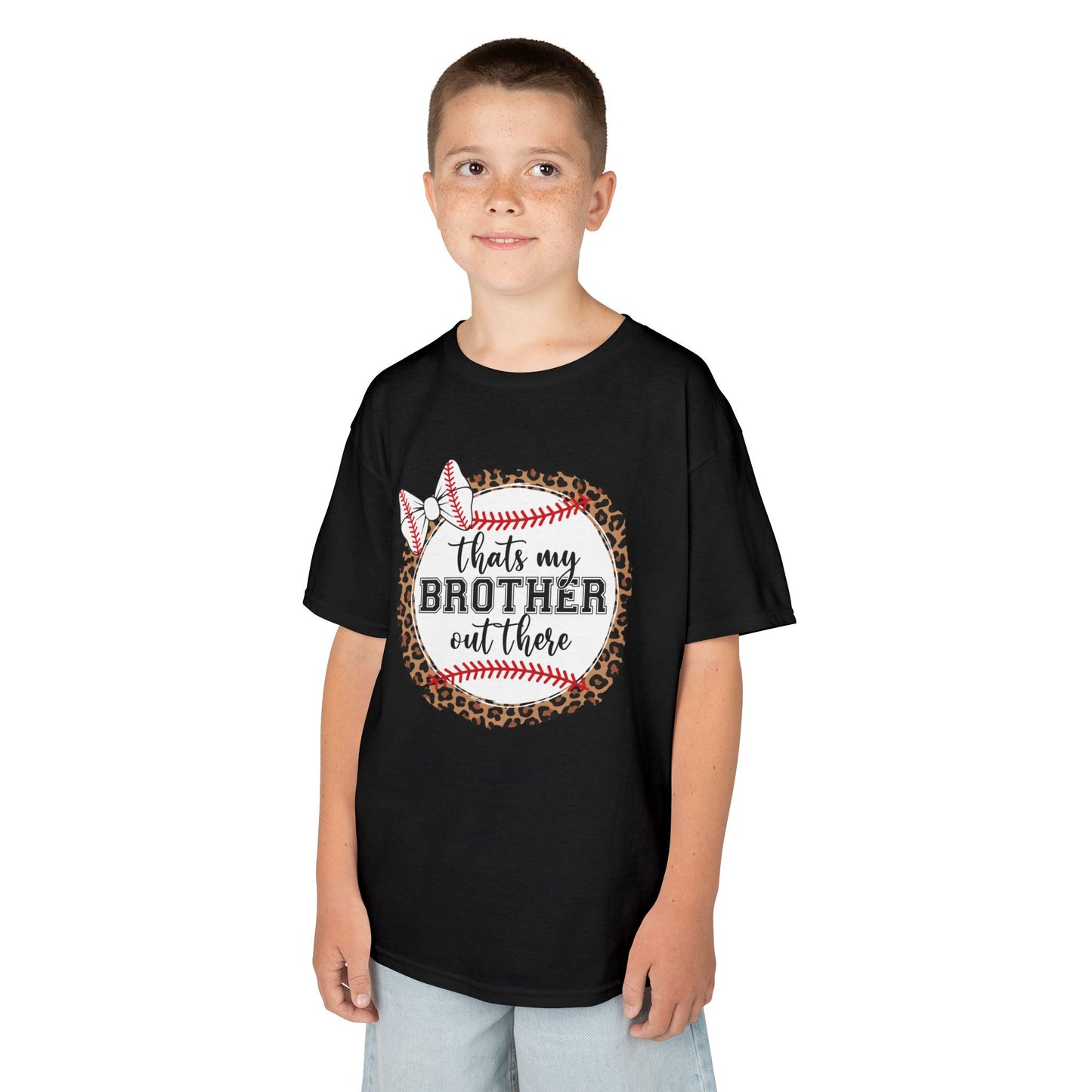 Bow-Wearing Brother Fan Kids T-shirt