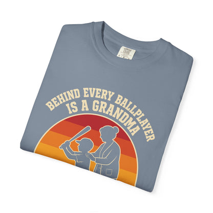 Behind Every Ballplayer A Grandma T-Shirt