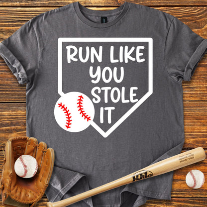 Run Like You Stole It Adult T-shirt
