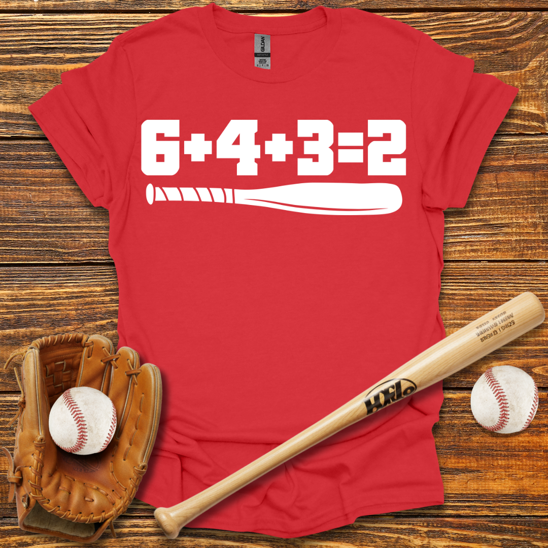 6 4 3 2 Double Play Tee