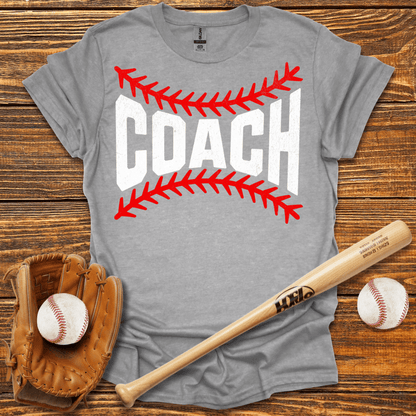 Baseball Coach Adult T-Shirt