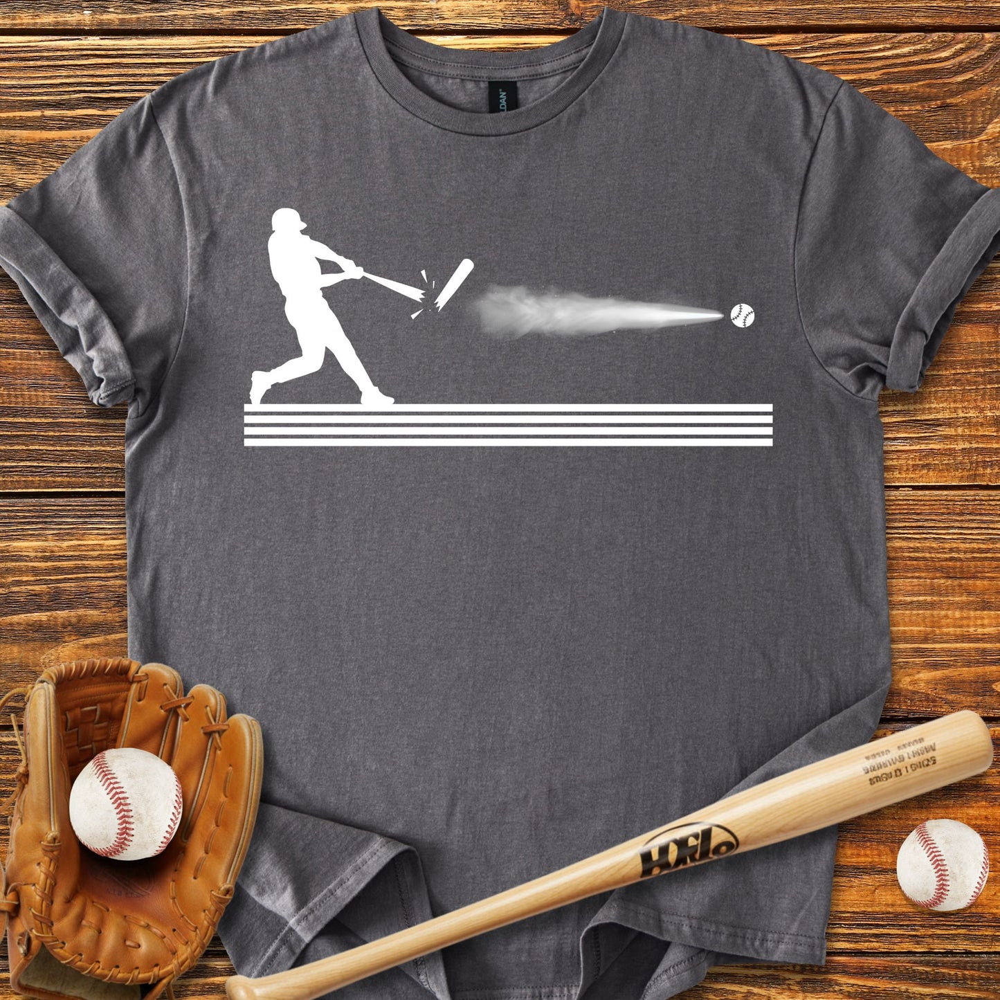 Funny Baseball Adult T-shirt