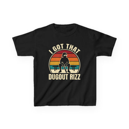 I Got That Dugout Rizz Kids T-shirt