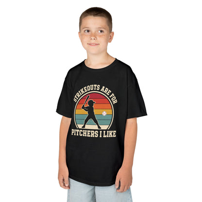 Strikeouts Are For Pitchers I Like Kids T-shirt