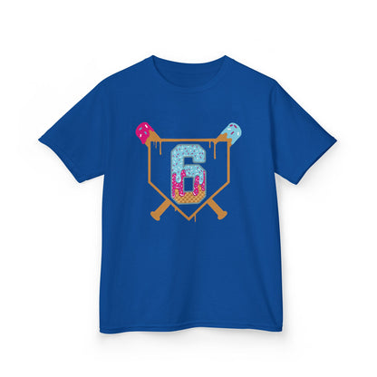 Baseball 6th Birthday Kids T-shirt