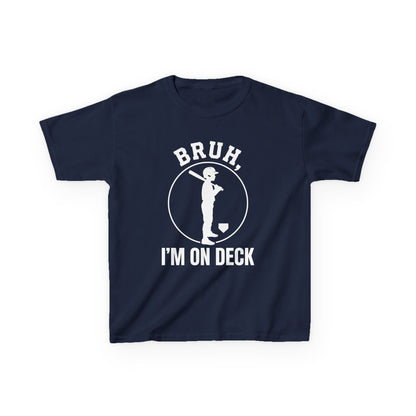 Bruh I'm On Deck Kids T-shirt