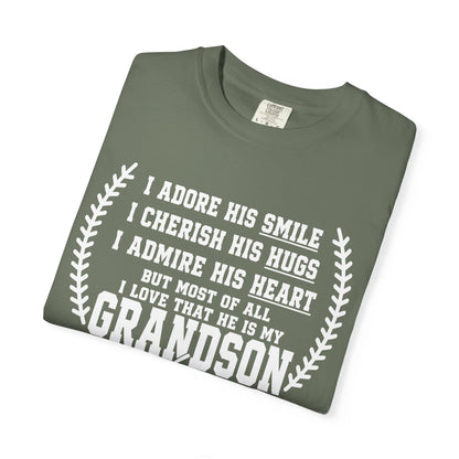 Grandma's Baseball Heart T-Shirt
