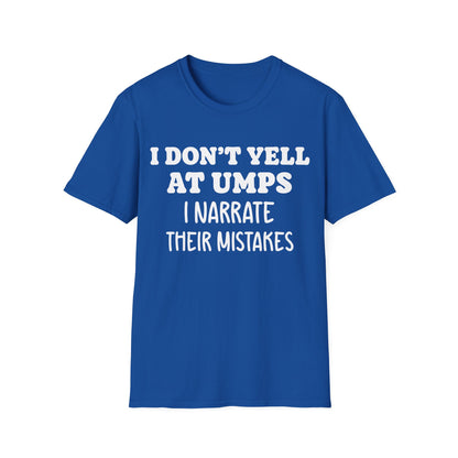 Sideline Umpire Critic T-Shirt