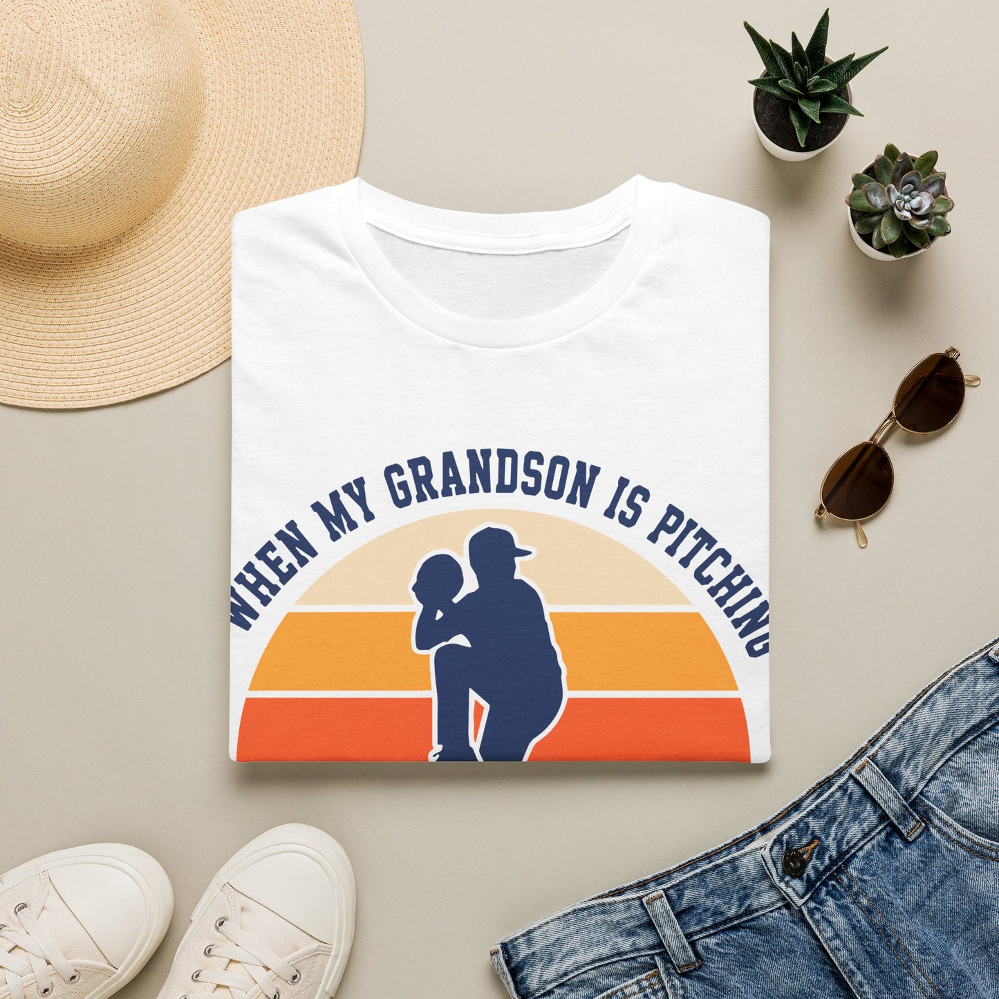 Grandparent  Sees Only Strikes T-Shirt