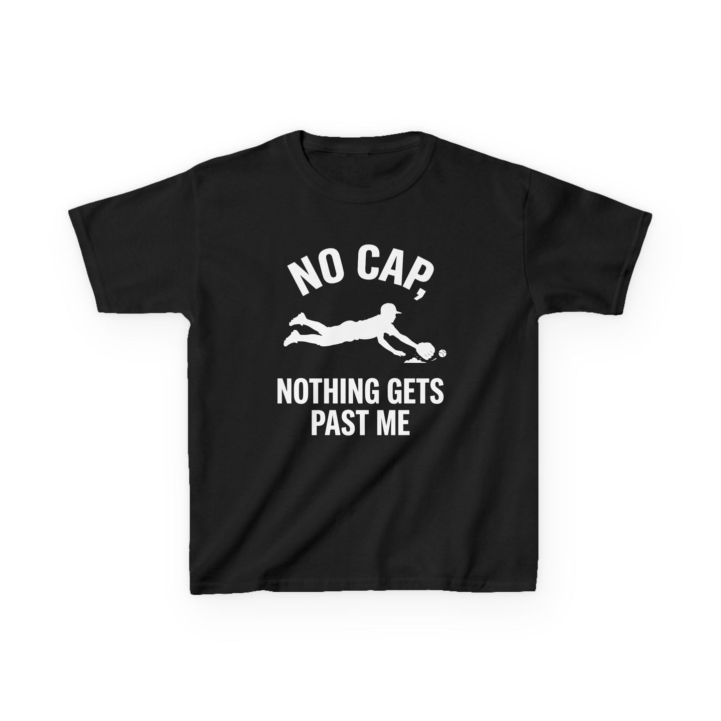 Shortstop Nothing Gets Past Me Kids T-shirt