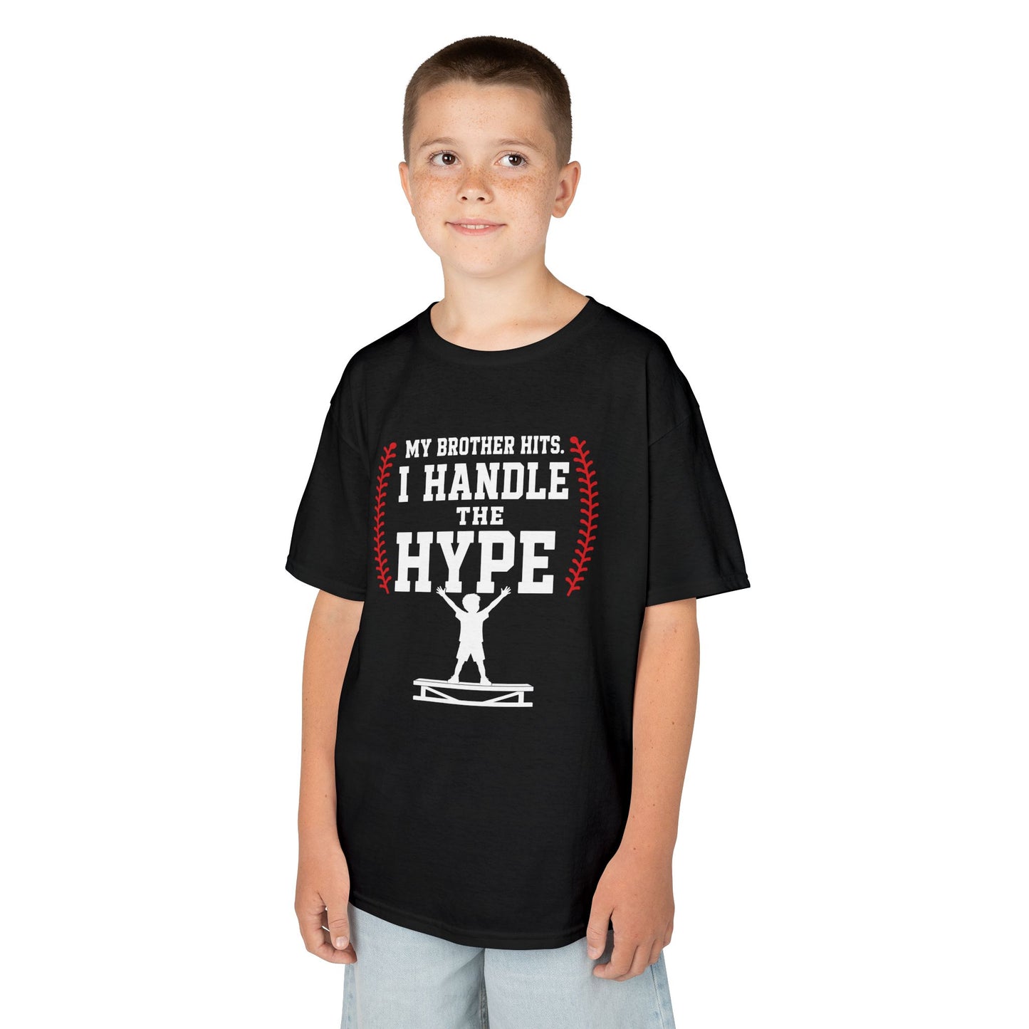 Little Brother Runs Hype Kids T-shirt