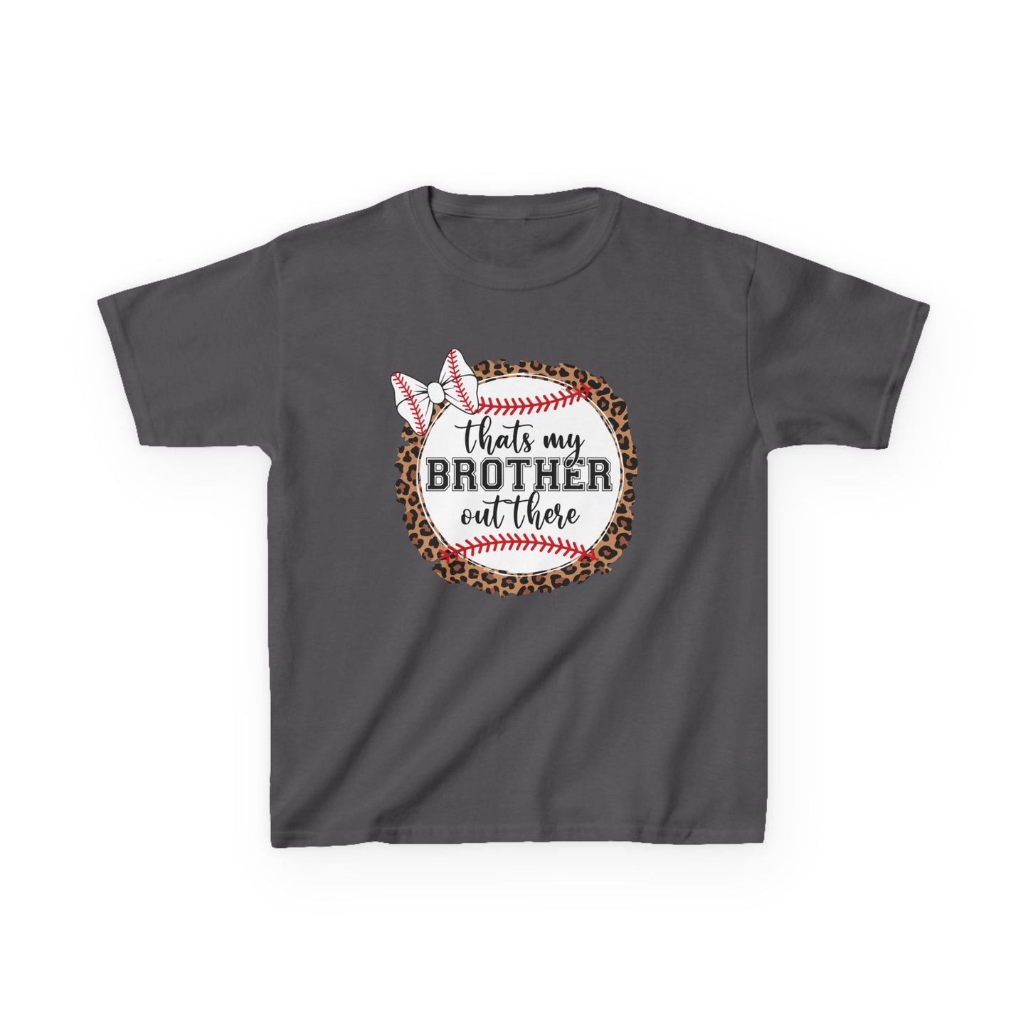 Bow-Wearing Brother Fan Kids T-shirt