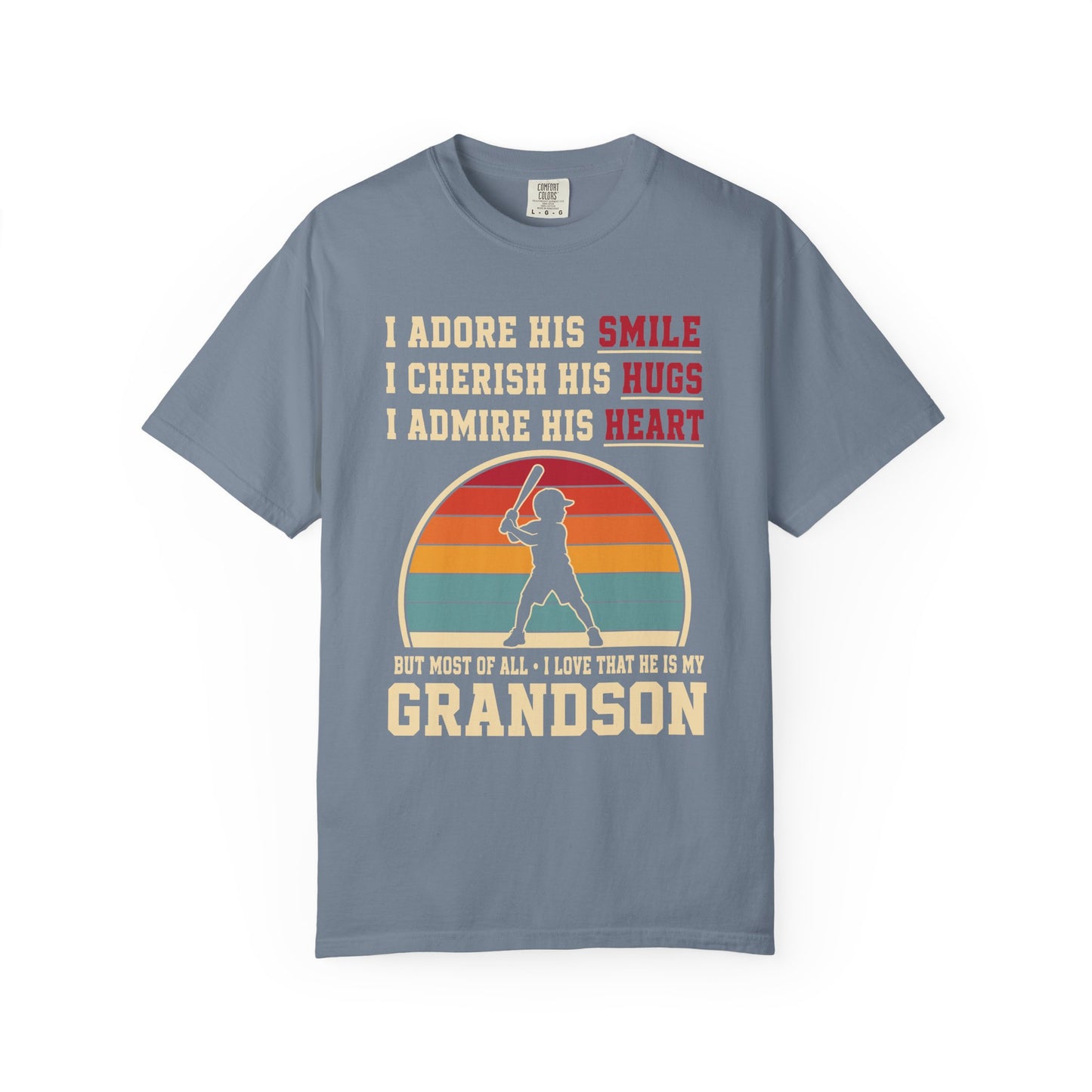 Grandma's Baseball Heart T-Shirt
