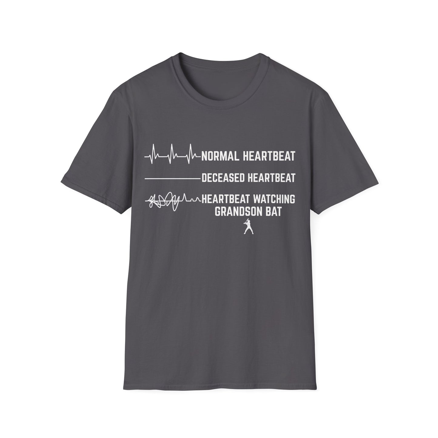 Grandson's At-Bat Flatlines Me T-Shirt