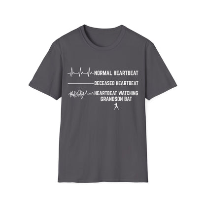 Grandson's At-Bat Flatlines Me T-Shirt
