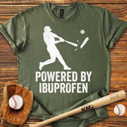 Powered By Ibuprofen Adult T-shirt