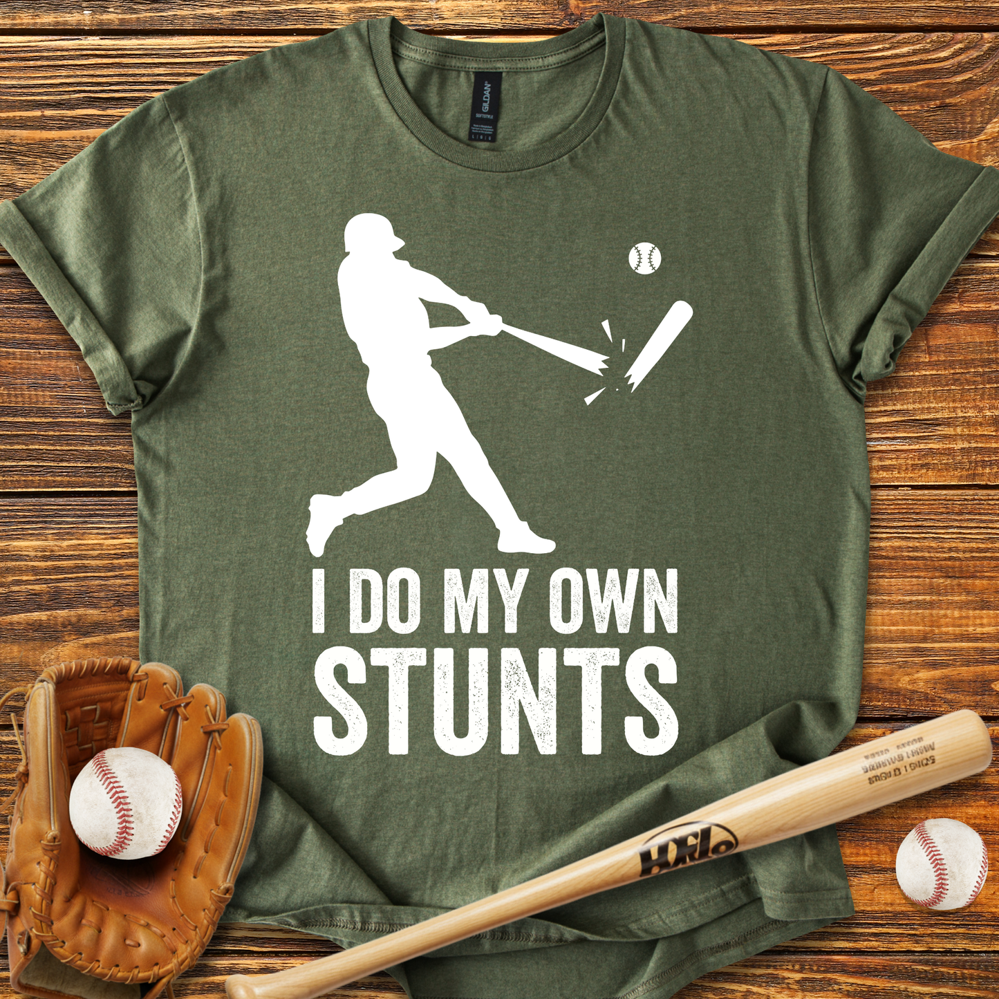 I Do My Own Stunts Adult T-shirt