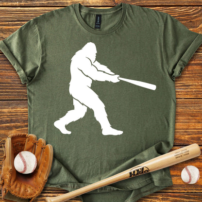 Bigfoot Baseball Adult T-shirt