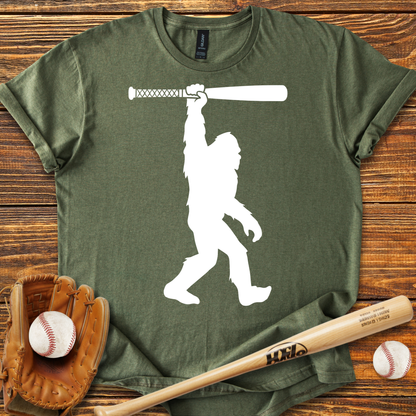 Bigfoot Baseball Adult T-shirt