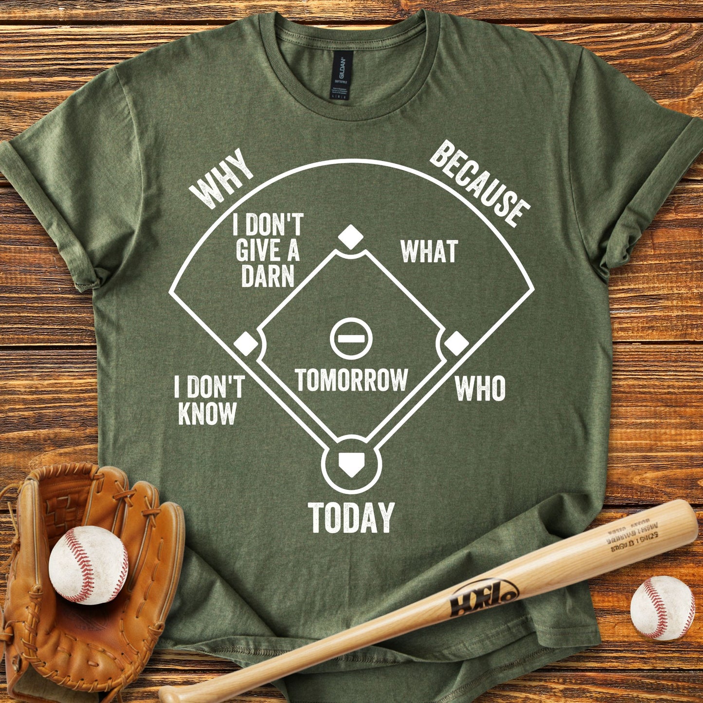 Who's on First Adult T-shirt