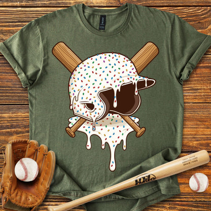 Baseball Drip Adult T-shirt