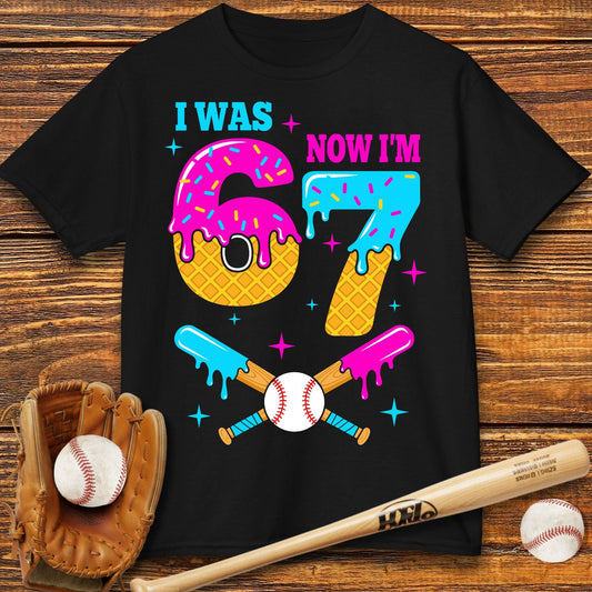 7th Birthday Drip 67 Kids T-shirt - HomeRun PrintsKids clothes