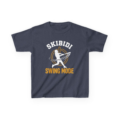 Skibidi Swing Mode Baseball Kids T-shirt