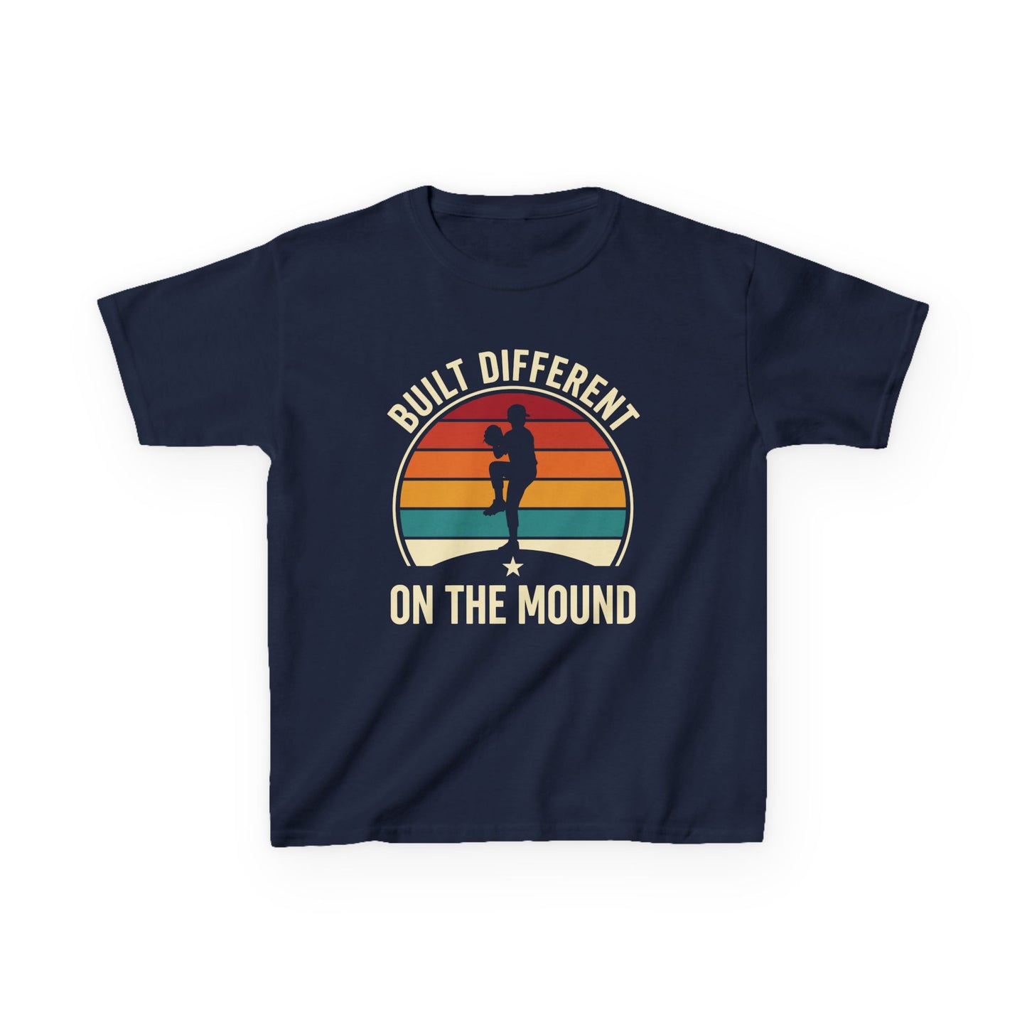 Built Different Pitcher Kids T-shirt