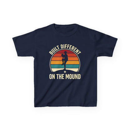 Built Different Pitcher Kids T-shirt