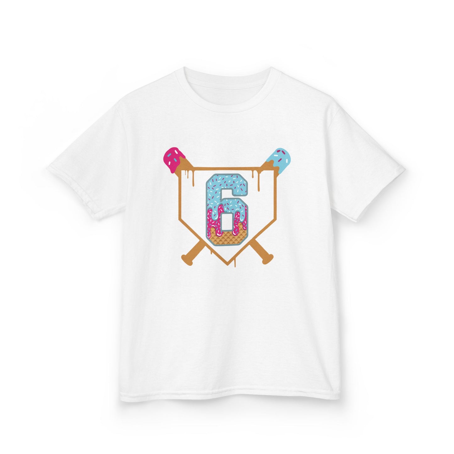 Baseball 6th Birthday Kids T-shirt