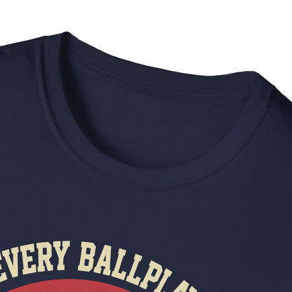 Behind Every Ballplayer A Dad T-Shirt
