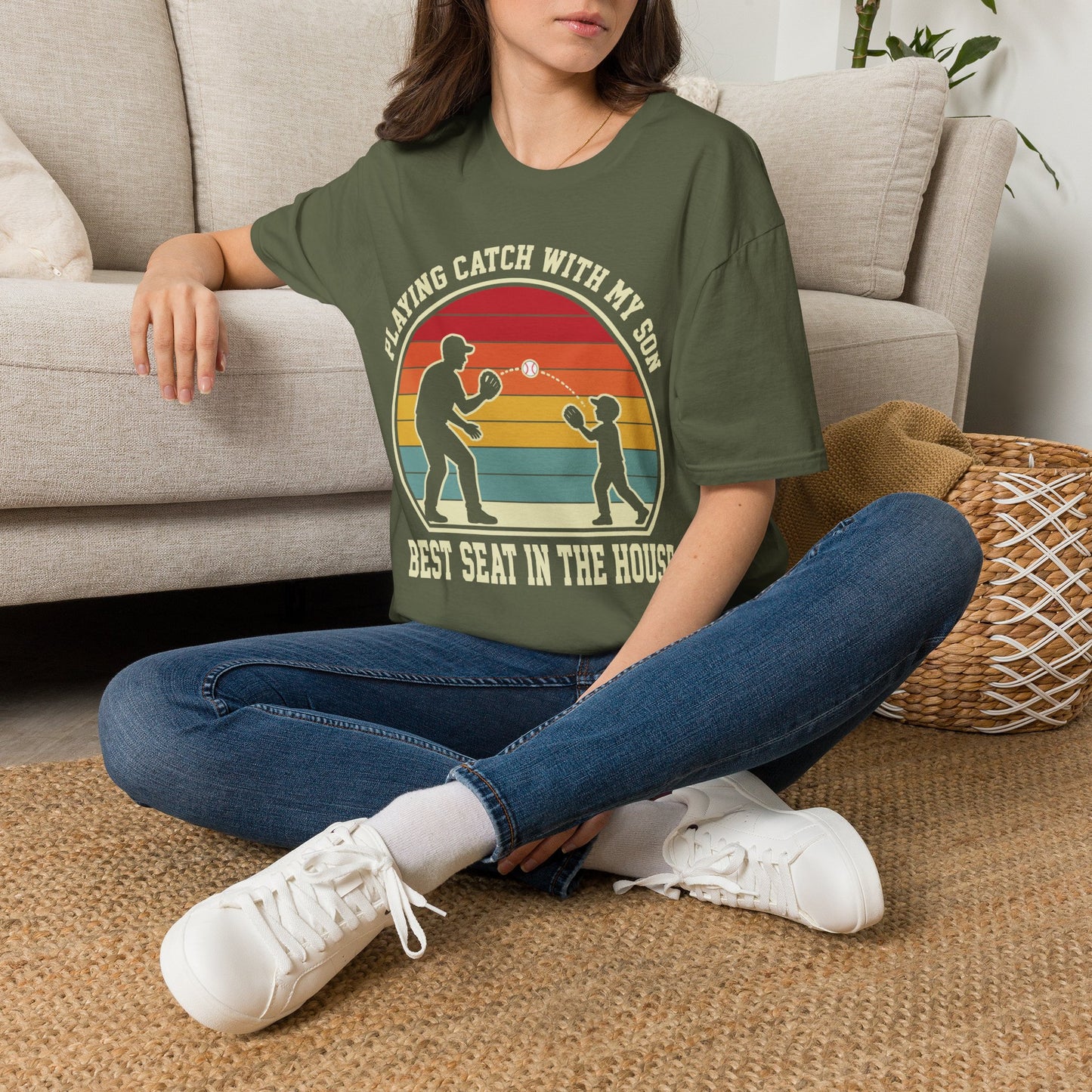 Playing Catch Best Seat In House T-Shirt