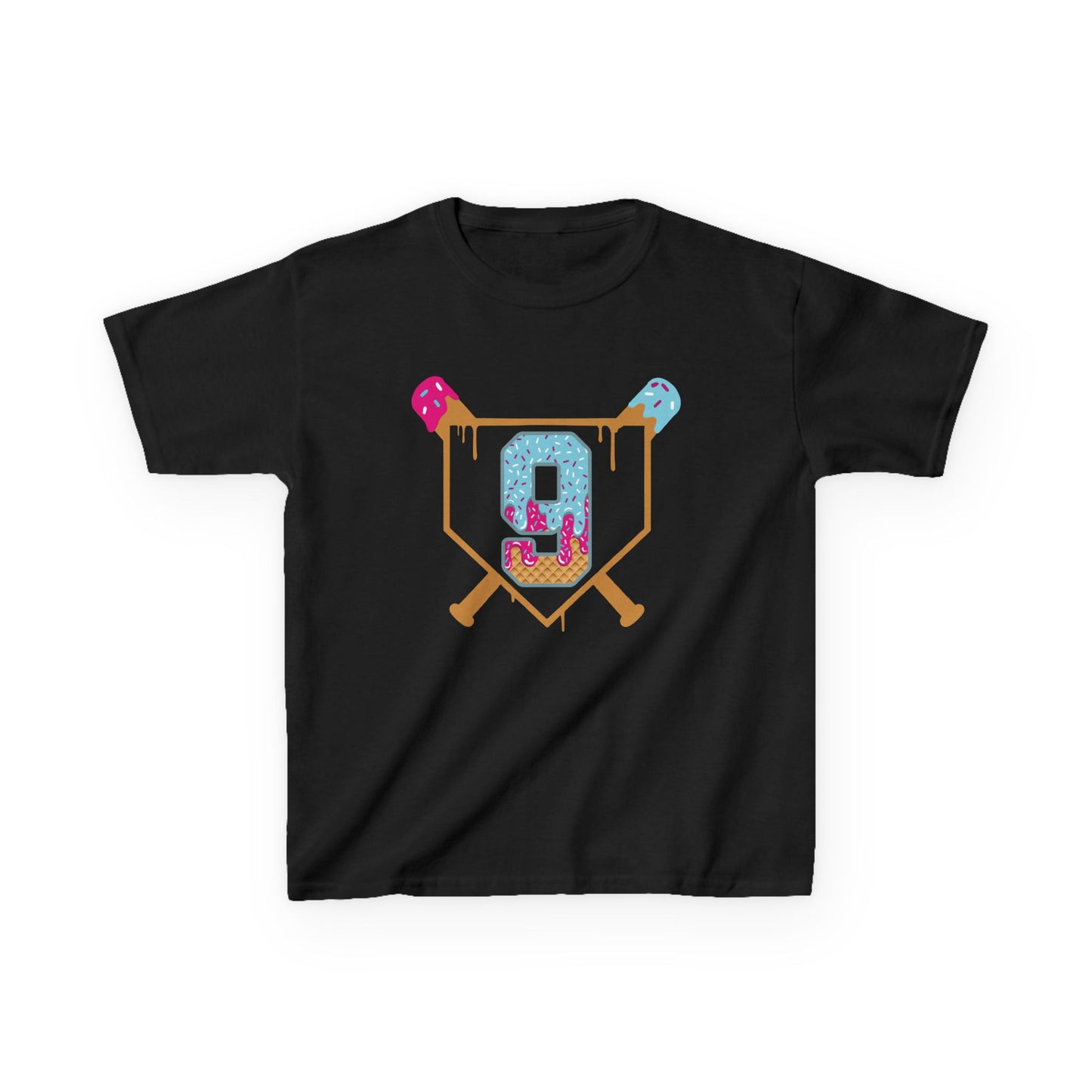 Baseball 9th Birthday Kids T-shirt